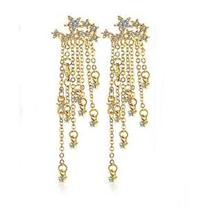 Stars Earrings with Star Earring Jacket